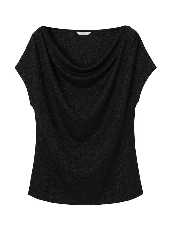 TATUUM Tatuum Bluzka BULAN 2 Czarny Loose Fit