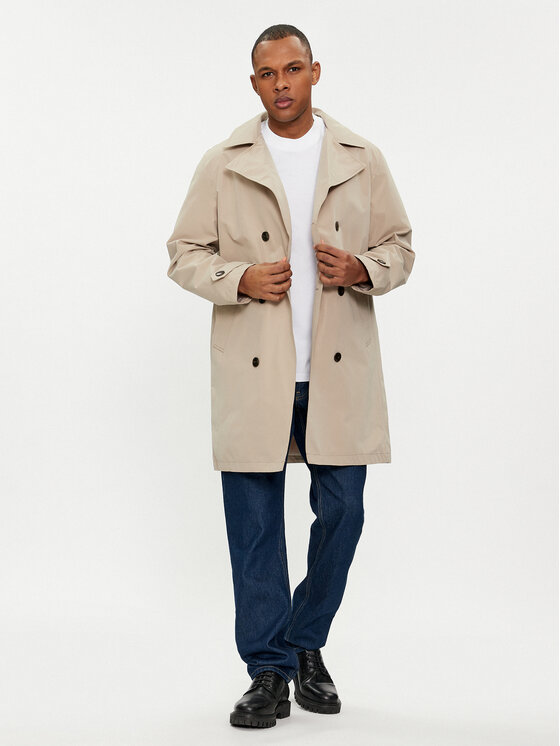 Jack & Jones Jack & Jones Тренч Climb 12249369 Бежов Regular Fit