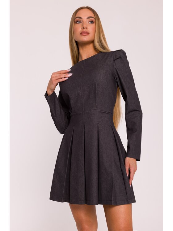 Made of Emotion Made of Emotion Sukienka wieczorowa M884 Czarny Modern Fit
