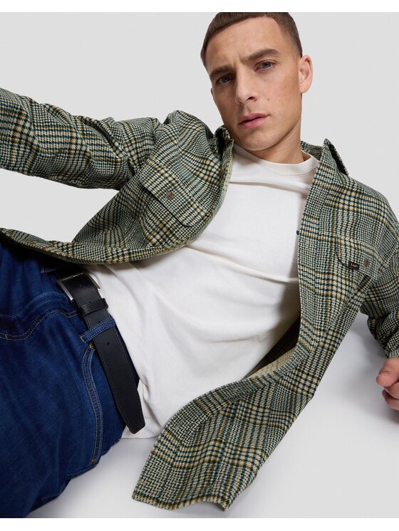 Lee Lee Koszula RIDER INSPIRED SHIRT Kolorowy Relaxed Fit