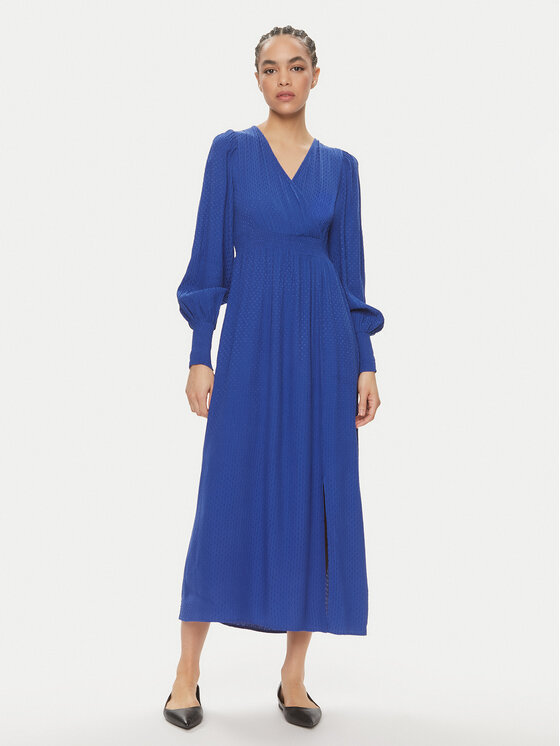 YAS YAS Φόρεμα καλοκαιρινό Drea 26027889 Μπλε Regular Fit