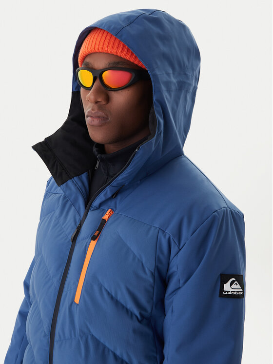 Quiksilver Quiksilver Lyžiarska bunda The Edge EQYTJ03504 Modrá Slim Fit