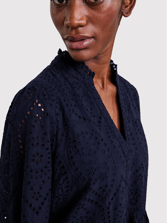 YAS YAS Vestito da giorno Holi 26027162 Blu scuro Relaxed Fit