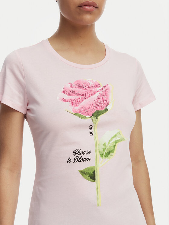Liu Jo Liu Jo T-Shirt WA6477 JS923 Růžová Regular Fit