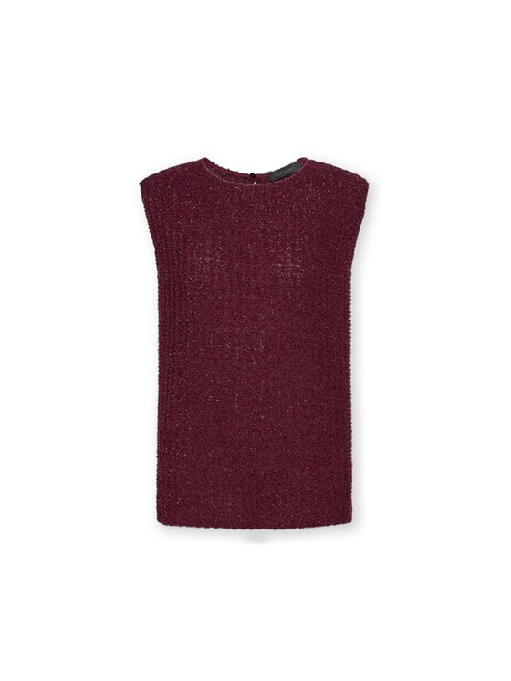 Elena Mirò Elena Mirò Top D004E000028N0H6 Bordowy Boxy Fit