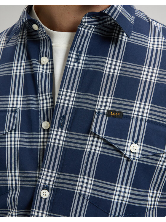 Lee Lee Koszula REGULAR SHIRT Niebieski Regular Fit