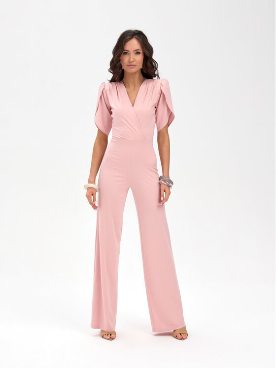 Roco Fashion Roco Fashion Overal Amaris Růžová Slim Fit
