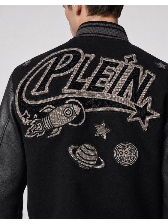 PHILIPP PLEIN PHILIPP PLEIN Bunda bomber 31140 Černá Regular Fit