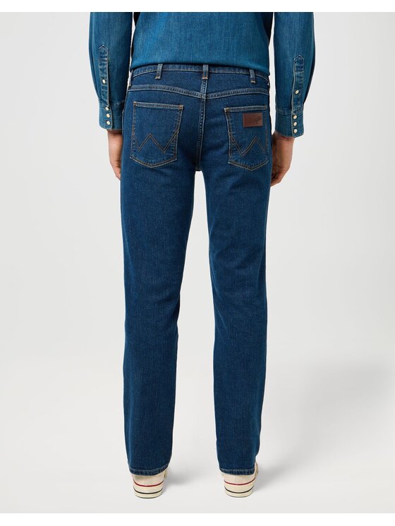 Wrangler Wrangler Jeansy GREENSBORO Niebieski Straight Leg