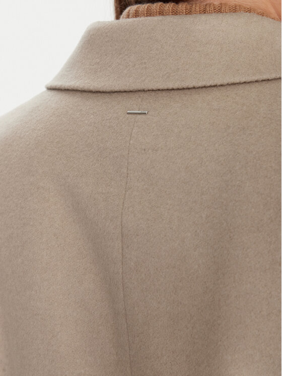 BOSS BOSS Cappotto di lana Classin 50548371 Beige Regular Fit