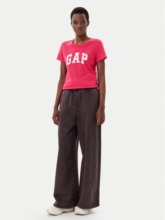 Gap Gap Marškinėliai 729555-08 Rožinė Regular Fit