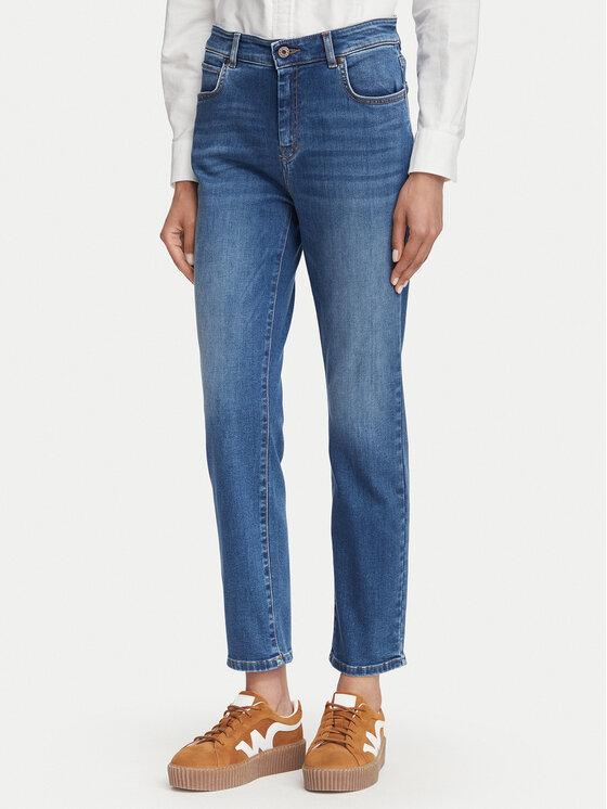 Weekend Max Mara Weekend Max Mara Traperice Lana 2625186071 Tamnoplava Straight Leg