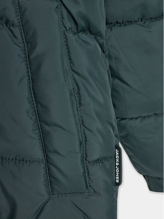 Jack & Jones Junior Jack & Jones Junior Kurtka zimowa Moon 12258878 Zielony Regular Fit