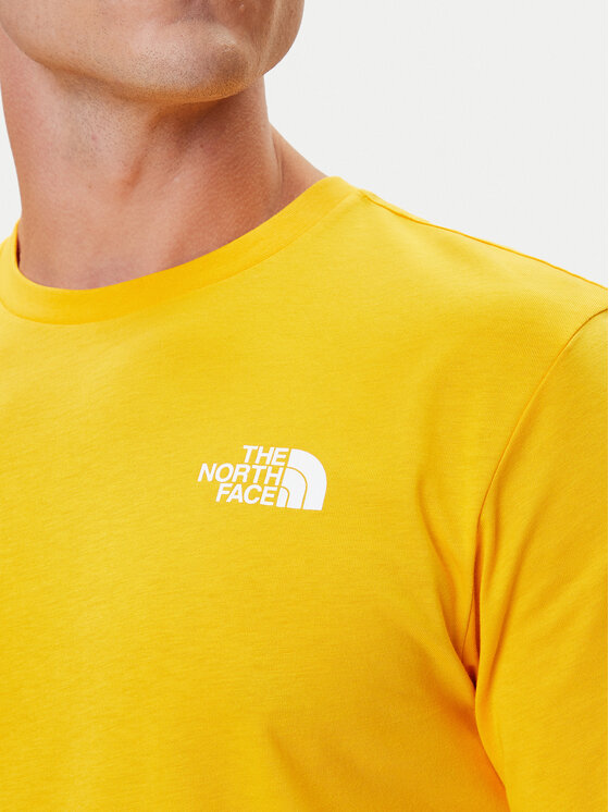 The North Face The North Face T-Shirt Redbox NF0A87NP Gelb Regular Fit