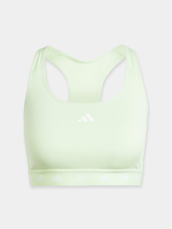 adidas Reggiseno sportivo Powerreact Training IT6640 Verde, taglia : XSAC