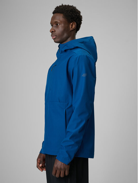 4F 4F Kurtka przejściowa CITY JACKETS Turkusowy Regular Fit