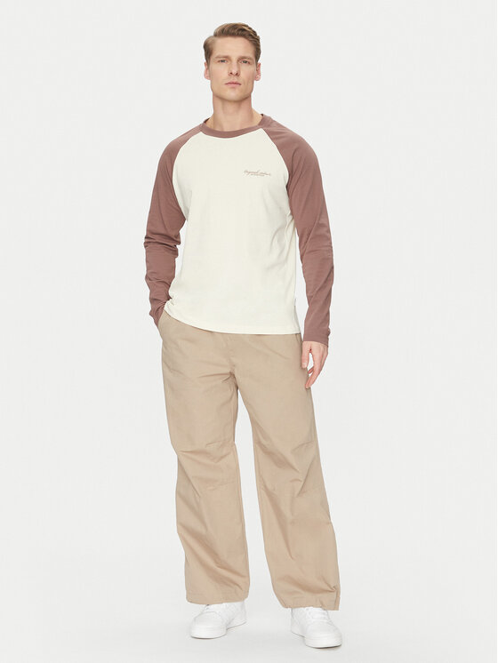 Jack&Jones Jack&Jones Longsleeve Boston 12272977 Καφέ Relaxed Fit