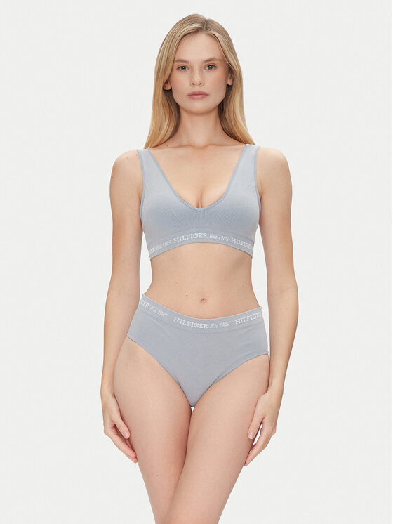 Tommy Hilfiger Tommy Hilfiger Chiloți clasici cu talie înaltă UW0UW05724 Albastru
