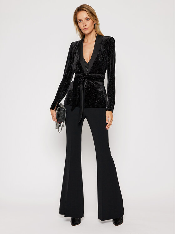 Patrizia Pepe Patrizia Pepe Піджак 2S1330/A8E6-FB45 Чорний Slim Fit