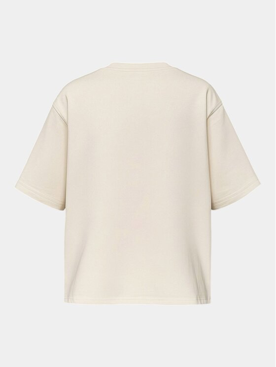 Nobrand Nobrand T-Shirt Tricou SIGNAL BOX - T37143 Biały Basic Fit
