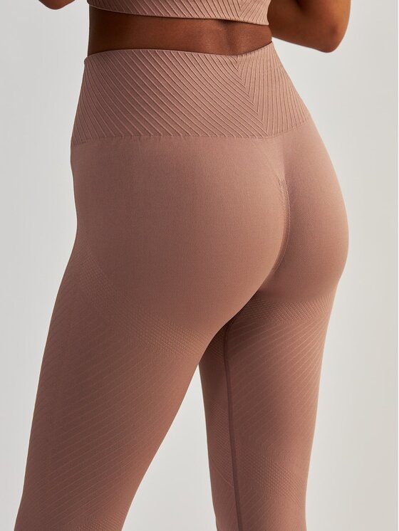 BeShaped BeShaped Legginsy Bezszwowe Femme Force Różowy Active Fit
