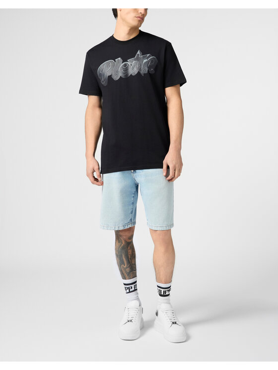 PHILIPP PLEIN PHILIPP PLEIN T-Shirt 30616 Czarny Regular Fit