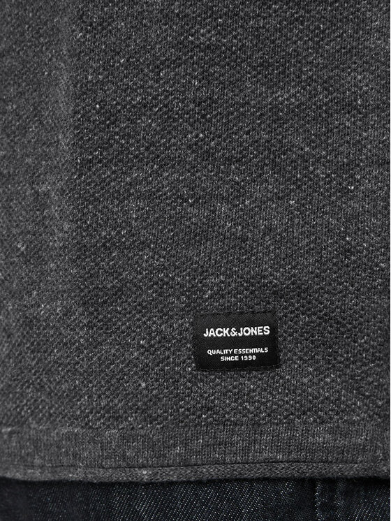 Jack&Jones Jack&Jones Sweter Hill 12157321 Szary Regular Fit