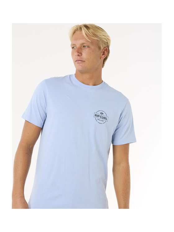 Rip Curl Rip Curl T-Shirt Staple Tee Błękitny Standard Fit
