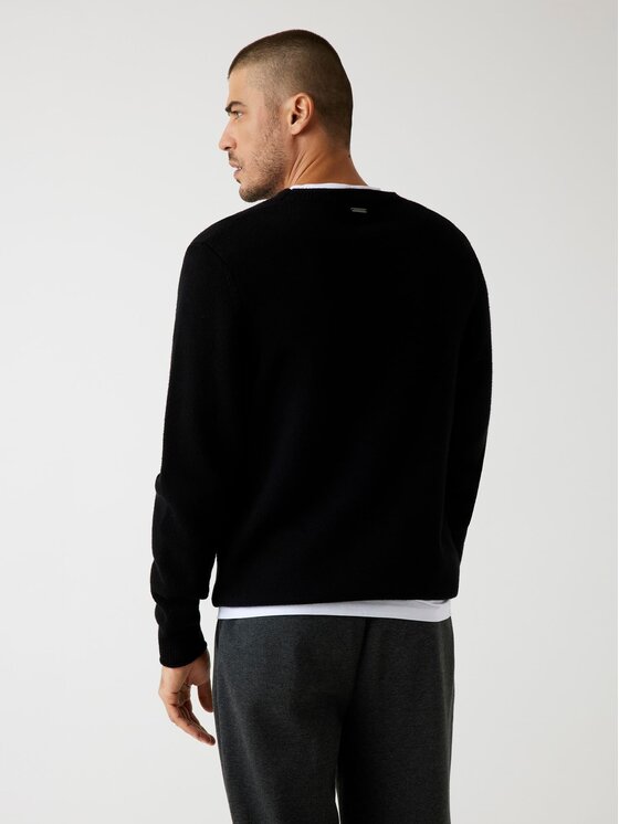 Guess Guess Πουλόβερ 179004 Μαύρο Classic Fit