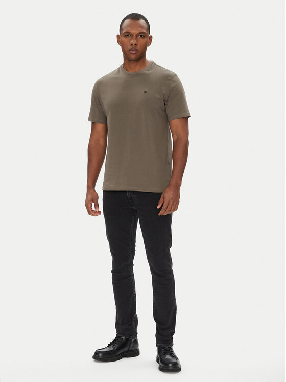 Calvin Klein Jeans Calvin Klein Jeans Majica LV040HM265 Rjava Regular Fit