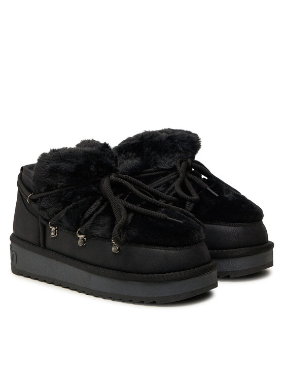 D.Franklin D.Franklin Sniego batai Nordic TRK Fur Low Bomb DFSH370011 Juoda