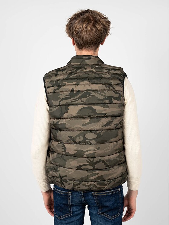 Pepe Jeans Pepe Jeans Γιλέκο PL402589 | Jack Χακί Regular Fit