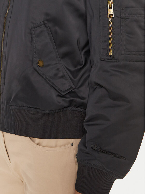 Champion Champion Μπόμπερ μπουφάν 117578 Μαύρο Custom Fit