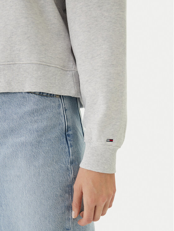 Tommy Jeans Tommy Jeans Mikina Varsity Crew DW0DW22365 Sivá Regular Fit