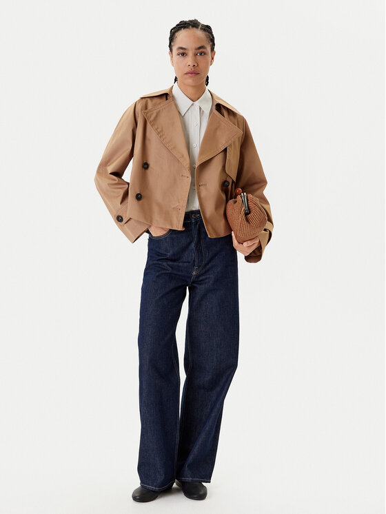 United Colors Of Benetton United Colors Of Benetton Trencz 2RGCDW034 Beżowy Regular Fit