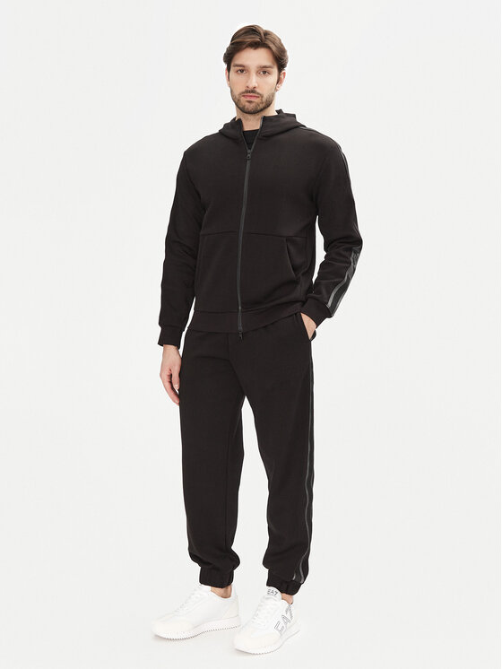 EA7 Emporio Armani EA7 Emporio Armani Majica dugih rukava 7M000142 AF12660 UC001 Crna Regular Fit