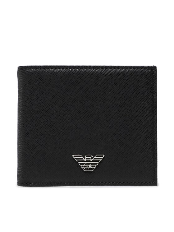 Emporio Armani Emporio Armani Liels vīriešu maks Y4R168 Y138E 81072 Melns