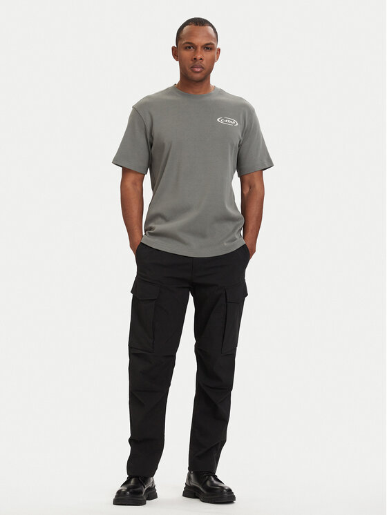 G-Star Raw G-Star Raw T-Shirt 90s Logo D28921-D976 Dunkelgrün Regular Fit