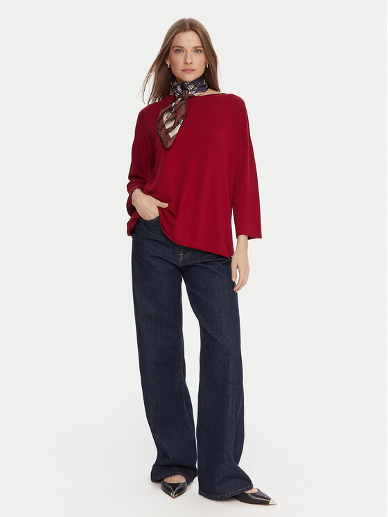 Kontatto Kontatto Maglione 3M0801C Rosso Regular Fit