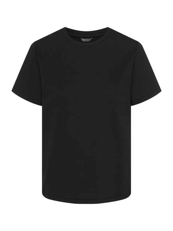 Esotiq Esotiq Bluzka 46060 Czarny Regular Fit