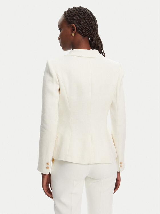 Elisabetta Franchi Elisabetta Franchi Sako GI-162-52E2-V760 Bílá Regular Fit