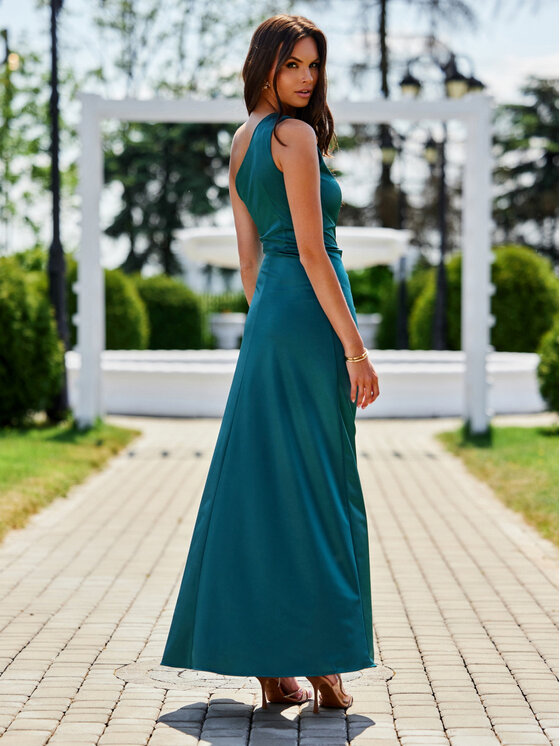 Roco Fashion Roco Fashion Večerní šaty Inez Zelená Slim Fit