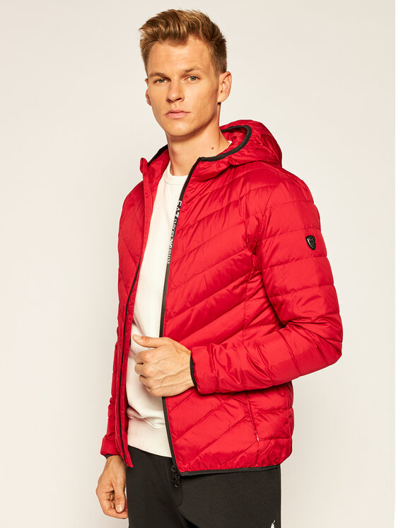 EA7 Emporio Armani EA7 Emporio Armani Пухено яке 8NPB07 PNE1Z 1450 Червен Regular Fit