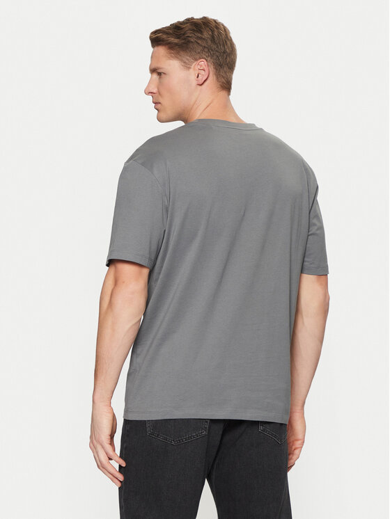HUGO HUGO T-Shirt Dostalgi 50530684 Szary Relaxed Fit