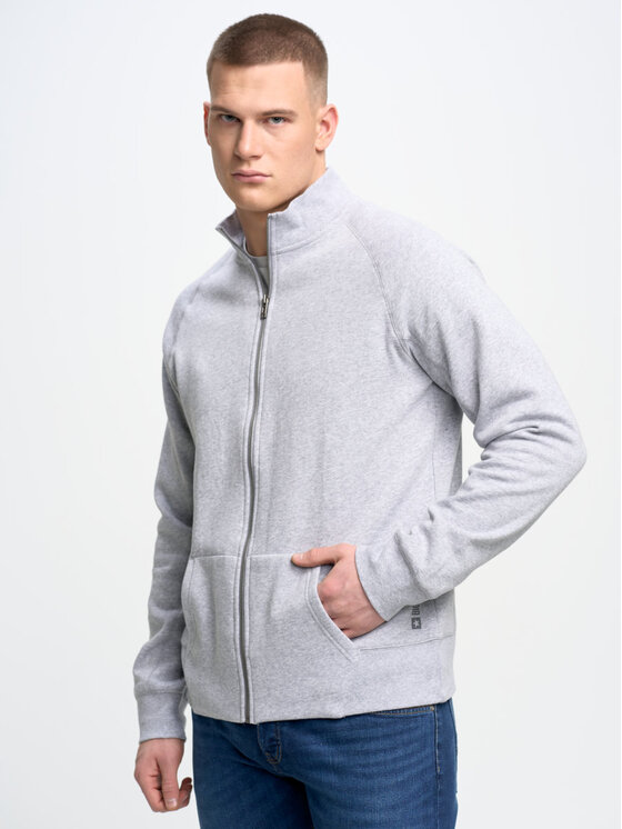 BIG STAR BIG STAR Bluza madorol_901 Szary Basic Fit