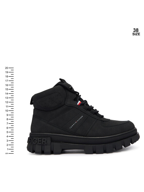 Tommy Hilfiger Tommy Hilfiger Kotníková obuv T3X5-34129-1696999 D Černá
