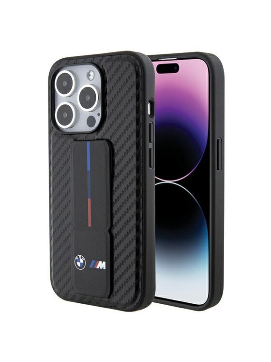 BMW Motorsport BMW Motorsport Etui na telefon iPhone 15 Pro Czarny