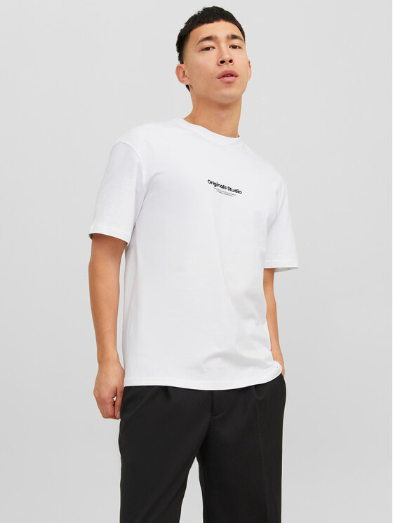 Jack&Jones T-shirt Vesterbro 12240121 Bijela Relaxed Fit