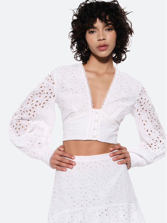 Rage Age Rage Age Bluse Jen Weiß Regular Fit