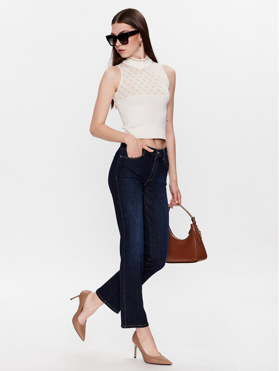 Guess Guess Traperice W3YA15 D4U54 Tamnoplava Regular Fit